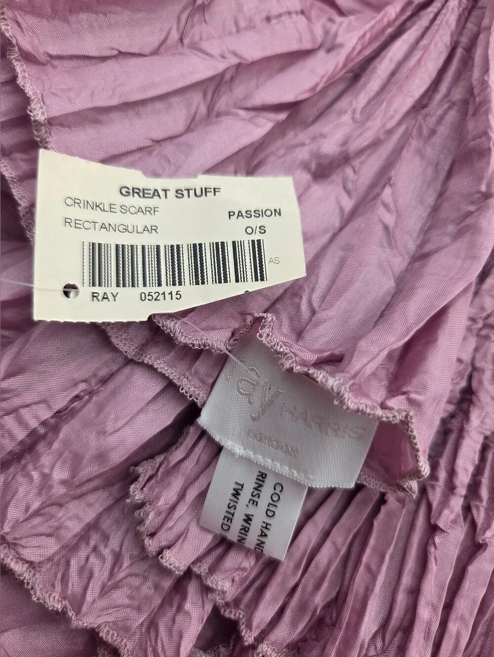 NWT Ray Harris Necktie Scarf